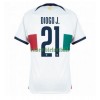 Maillot de Supporter Portugal Diogo Jota 21 Extérieur Coupe du Monde 2022 Pour Homme